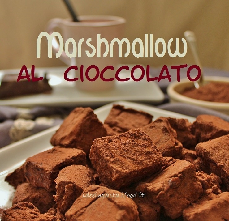 TORTA DI MARSHMALLOW cioccolato fondente ricetta 3 ingredienti